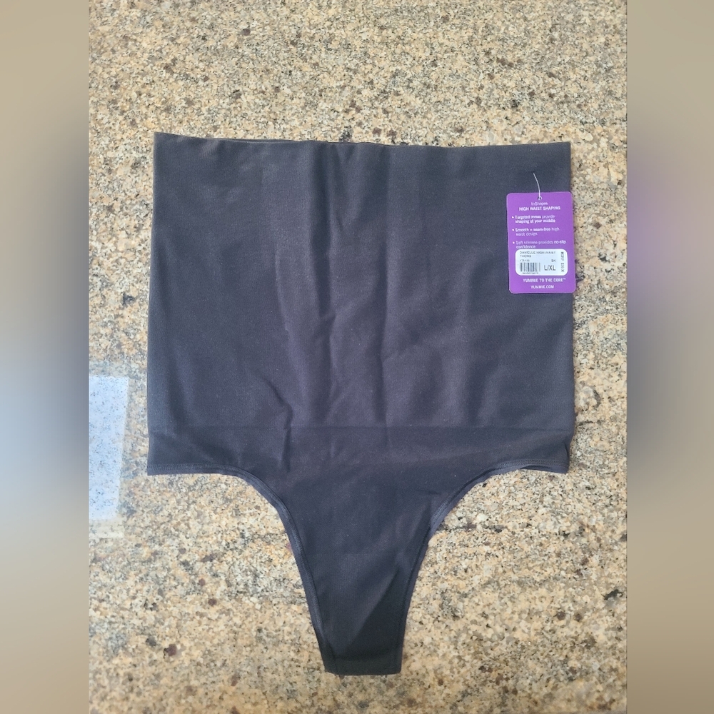 Yummie High-Waisted Compression Black Shaping Panty